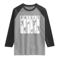 Baseball Lover Raglan Shirt Philly Retro Spirit Proud Fan Sport Lover Gift - Wonder Print Shop