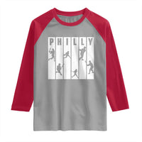 Baseball Lover Raglan Shirt Philly Retro Spirit Proud Fan Sport Lover Gift - Wonder Print Shop