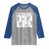 Baseball Lover Raglan Shirt Philly Retro Spirit Proud Fan Sport Lover Gift - Wonder Print Shop