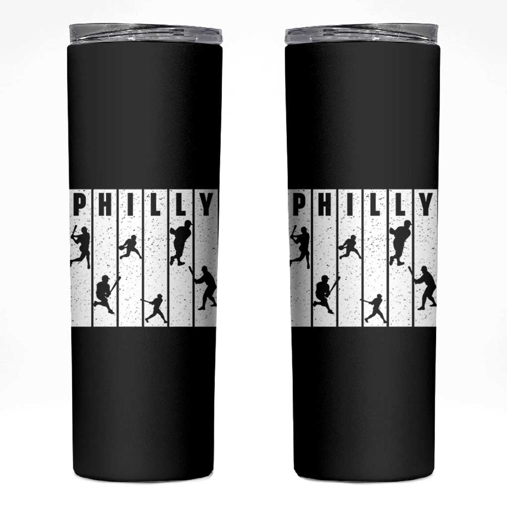 Baseball Lover Skinny Tumbler Philly Retro Spirit Proud Fan Sport Lover Gift