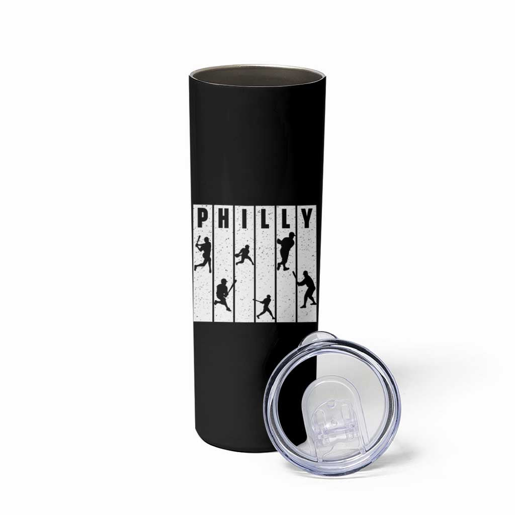 Baseball Lover Skinny Tumbler Philly Retro Spirit Proud Fan Sport Lover Gift