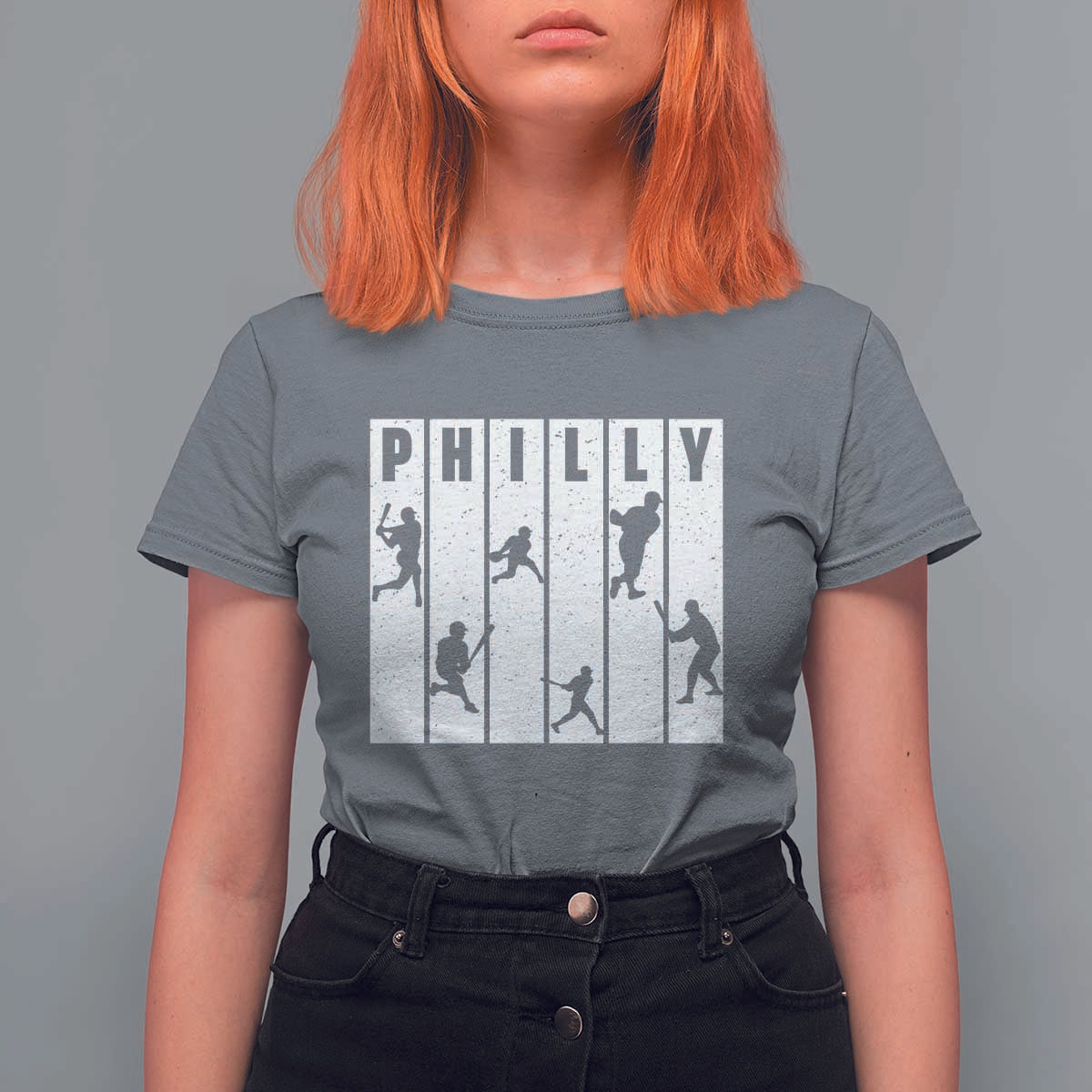 Baseball Lover T Shirt For Women Philly Retro Spirit Proud Fan Sport Lover Gift - Wonder Print Shop