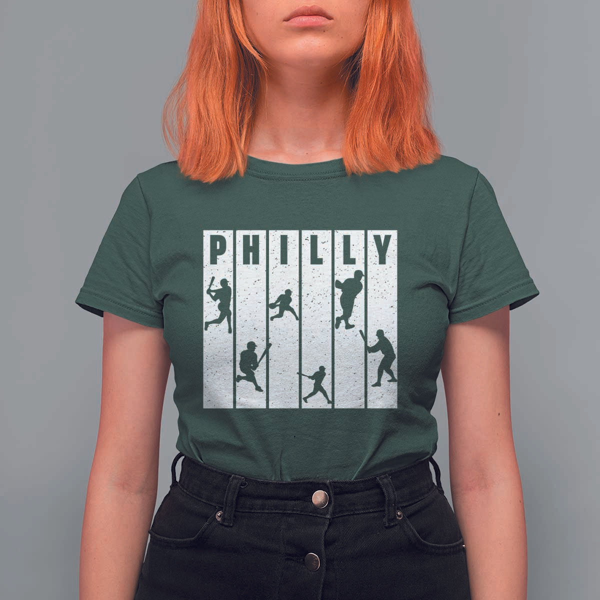 Baseball Lover T Shirt For Women Philly Retro Spirit Proud Fan Sport Lover Gift - Wonder Print Shop