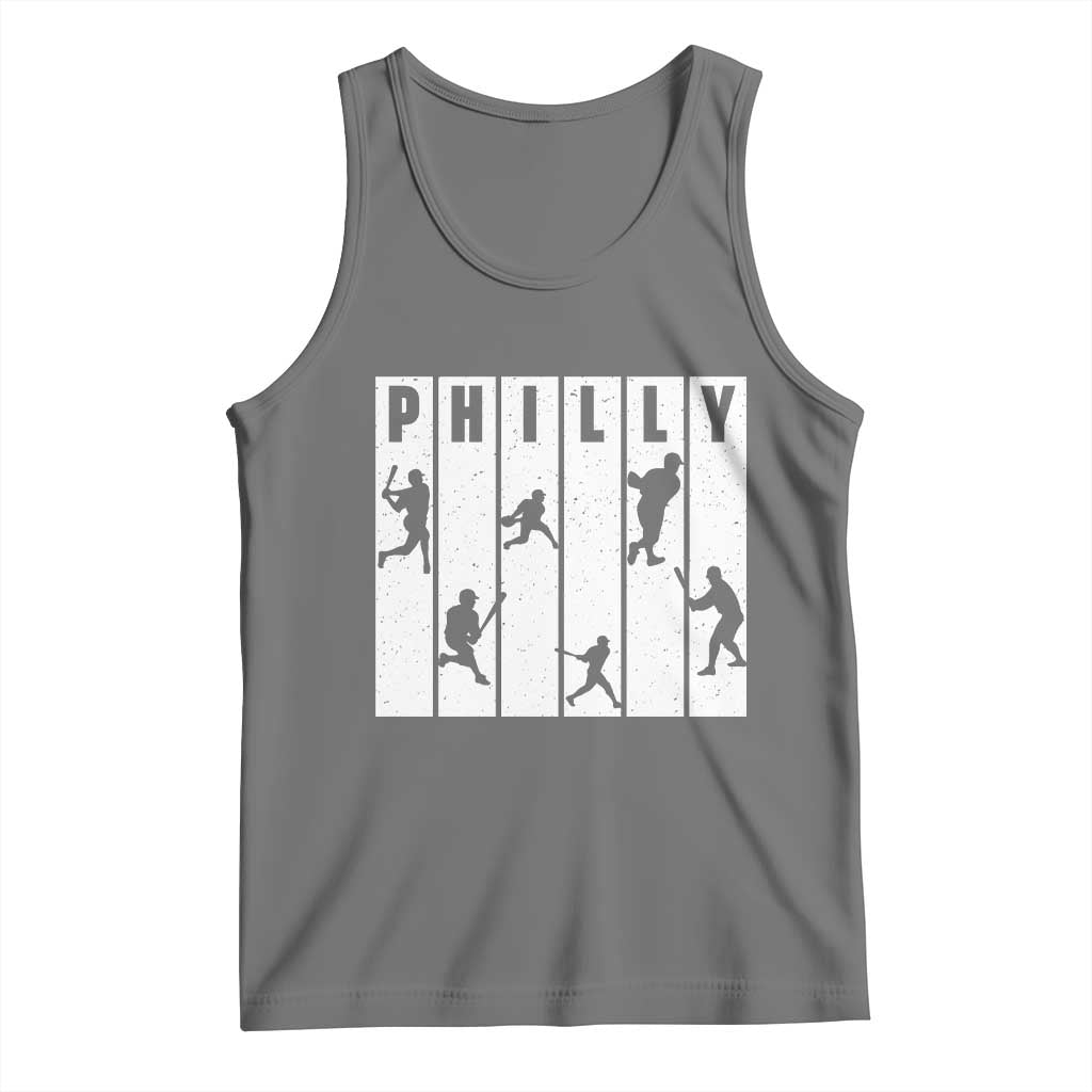 Baseball Lover Tank Top Philly Retro Spirit Proud Fan Sport Lover Gift - Wonder Print Shop