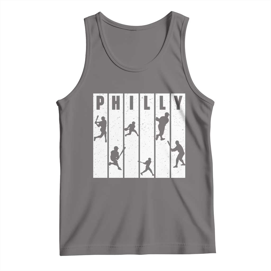 Baseball Lover Tank Top Philly Retro Spirit Proud Fan Sport Lover Gift - Wonder Print Shop