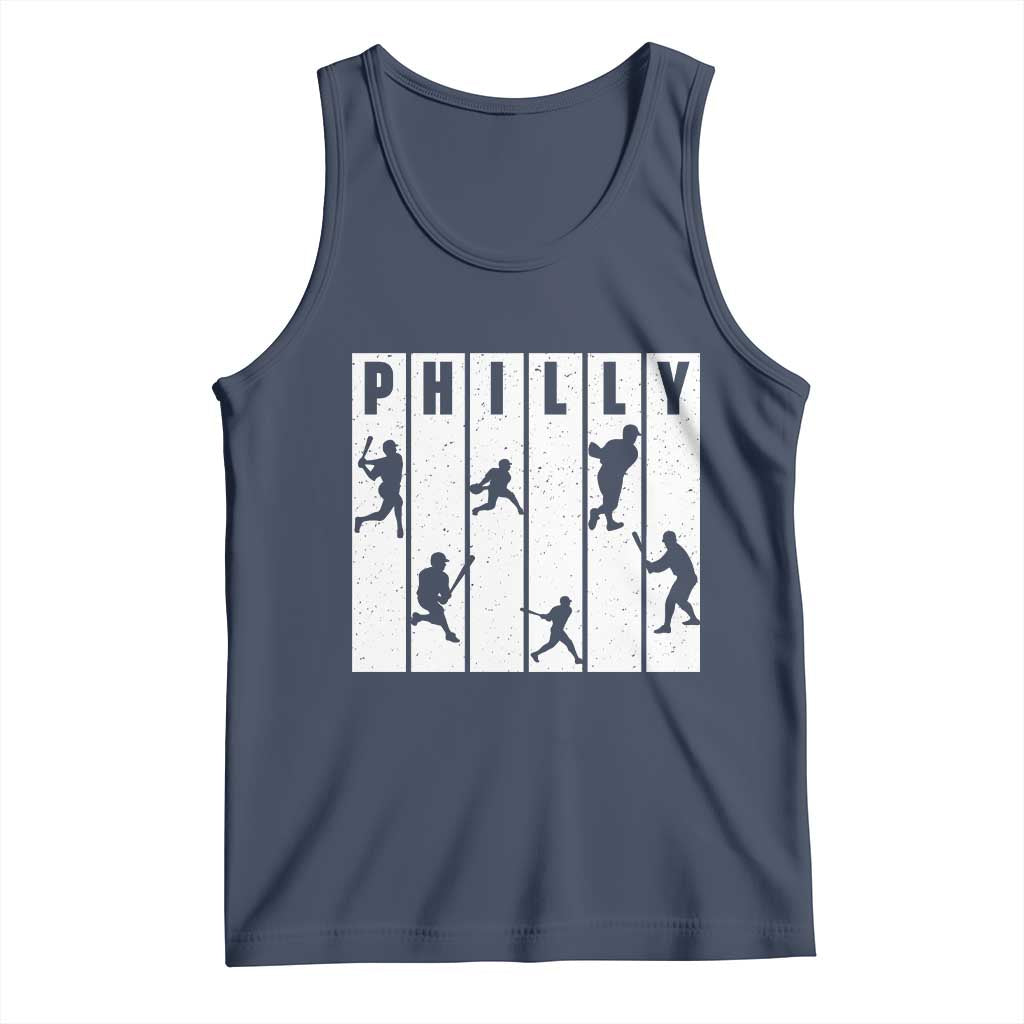 Baseball Lover Tank Top Philly Retro Spirit Proud Fan Sport Lover Gift - Wonder Print Shop