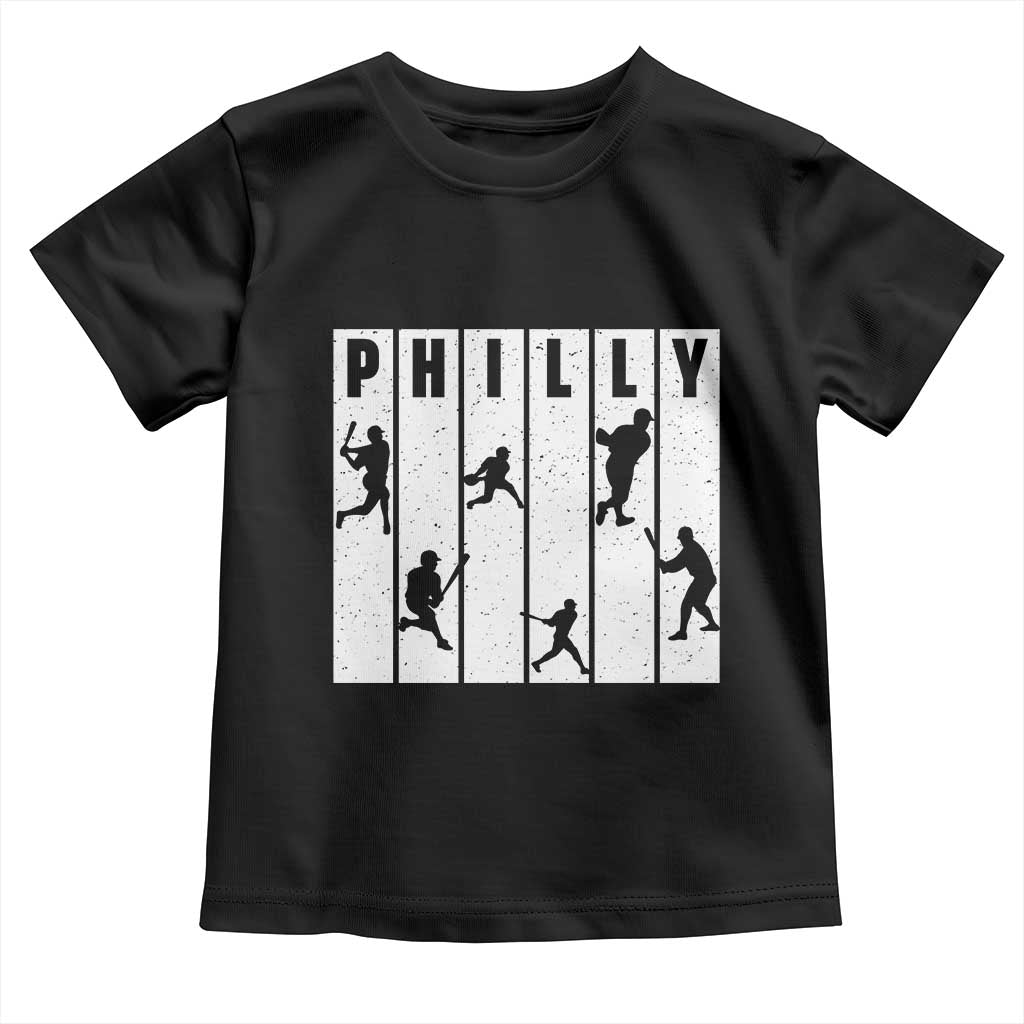 Baseball Lover Toddler T Shirt Philly Retro Spirit Proud Fan Sport Lover Gift - Wonder Print Shop