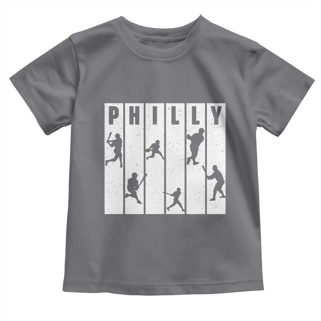 Baseball Lover Toddler T Shirt Philly Retro Spirit Proud Fan Sport Lover Gift - Wonder Print Shop