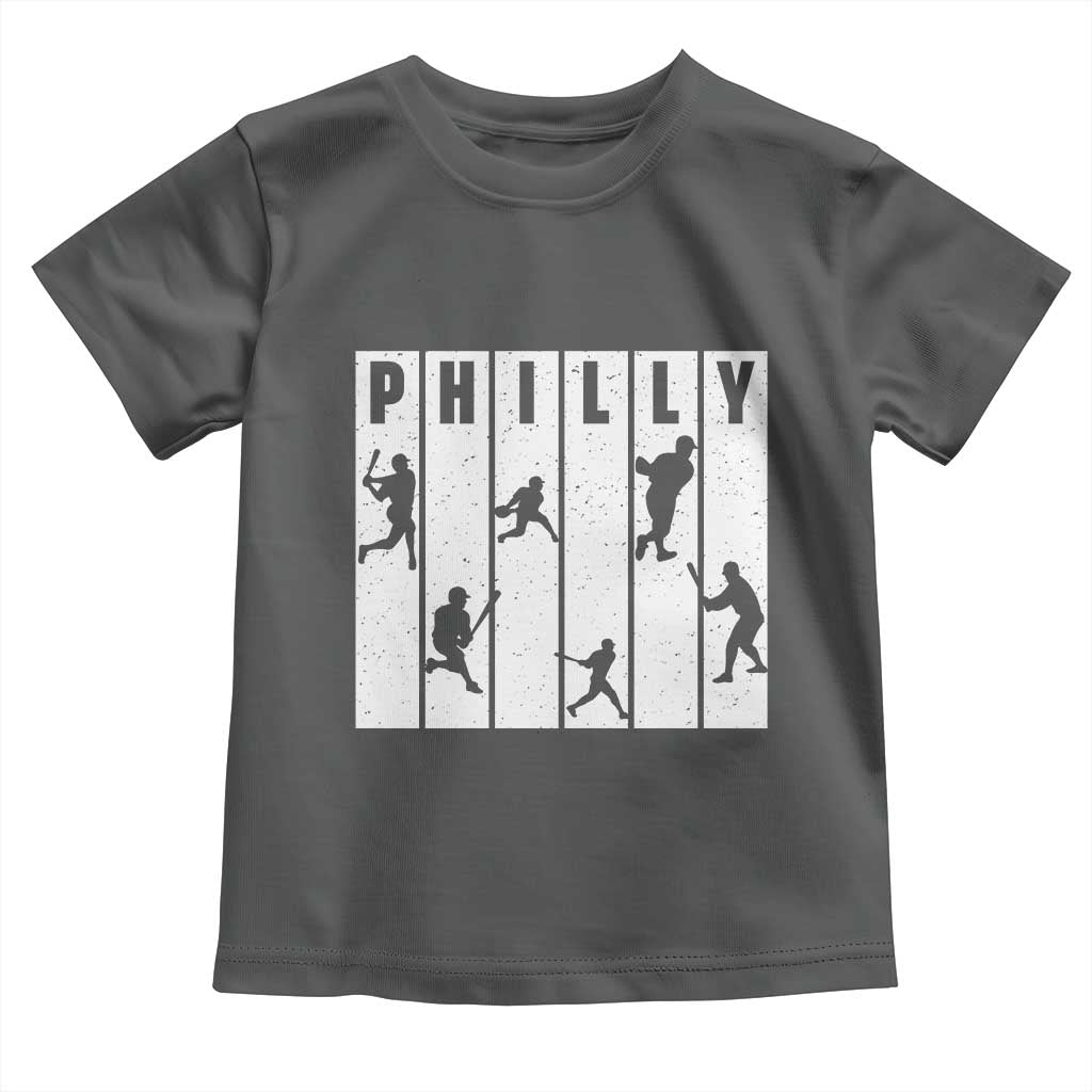 Baseball Lover Toddler T Shirt Philly Retro Spirit Proud Fan Sport Lover Gift - Wonder Print Shop