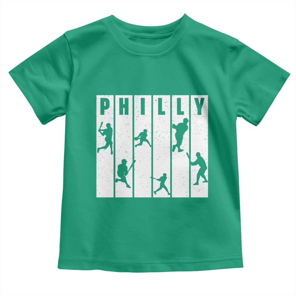 Baseball Lover Toddler T Shirt Philly Retro Spirit Proud Fan Sport Lover Gift - Wonder Print Shop