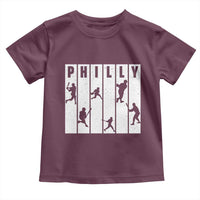 Baseball Lover Toddler T Shirt Philly Retro Spirit Proud Fan Sport Lover Gift - Wonder Print Shop