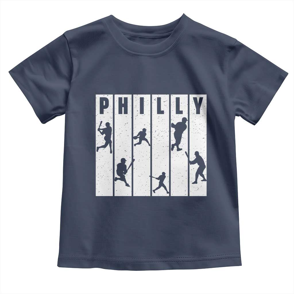 Baseball Lover Toddler T Shirt Philly Retro Spirit Proud Fan Sport Lover Gift - Wonder Print Shop
