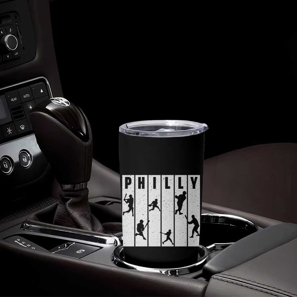 Baseball Lover Tumbler Cup Philly Retro Spirit Proud Fan Sport Lover Gift