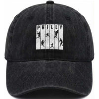 Baseball Lover Washed Cotton Baseball Cap Philly Retro Spirit Proud Fan Sport Lover Gift