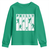 Baseball Lover Youth Sweatshirt Philly Retro Spirit Proud Fan Sport Lover Gift - Wonder Print Shop