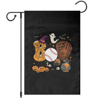 Halloween Baseball Garden Flag Funny Boo Player Gift For Catcher - Wonder Print Shop