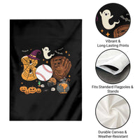 Halloween Baseball Garden Flag Funny Boo Player Gift For Catcher - Wonder Print Shop