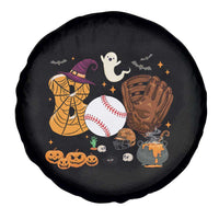 Halloween Baseball Spare Tire Cover Funny Boo Player Gift For Catcher - Wonder Print Shop