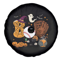 Halloween Baseball Spare Tire Cover Funny Boo Player Gift For Catcher - Wonder Print Shop