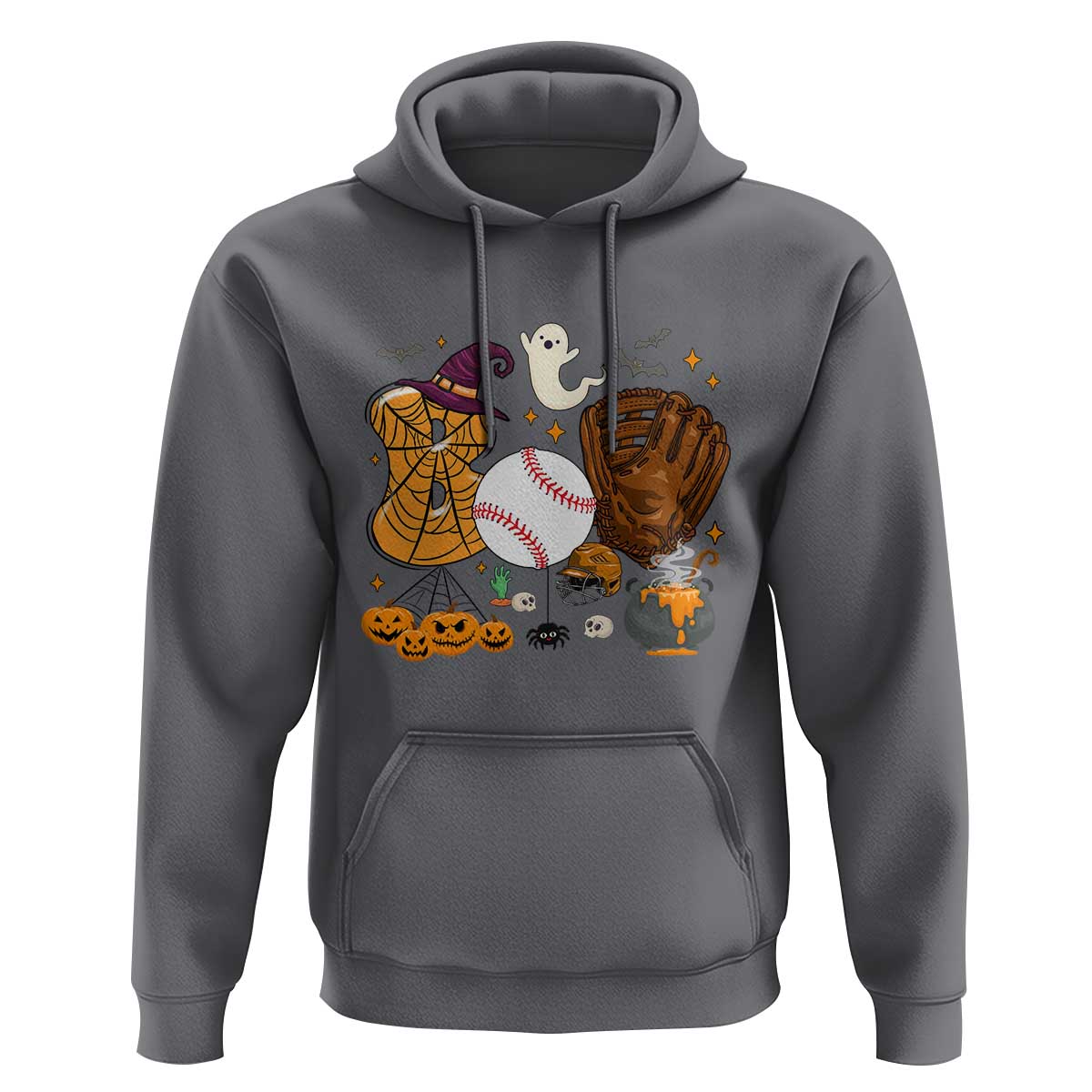 Halloween Baseball Hoodie Funny Boo Player Gift For Catcher - Wonder Print Shop