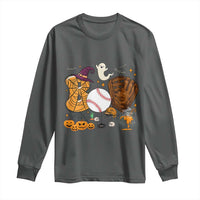 Halloween Baseball Long Sleeve Shirt Funny Boo Player Gift For Catcher - Wonder Print Shop