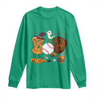 Halloween Baseball Long Sleeve Shirt Funny Boo Player Gift For Catcher - Wonder Print Shop