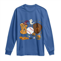 Halloween Baseball Long Sleeve Shirt Funny Boo Player Gift For Catcher - Wonder Print Shop