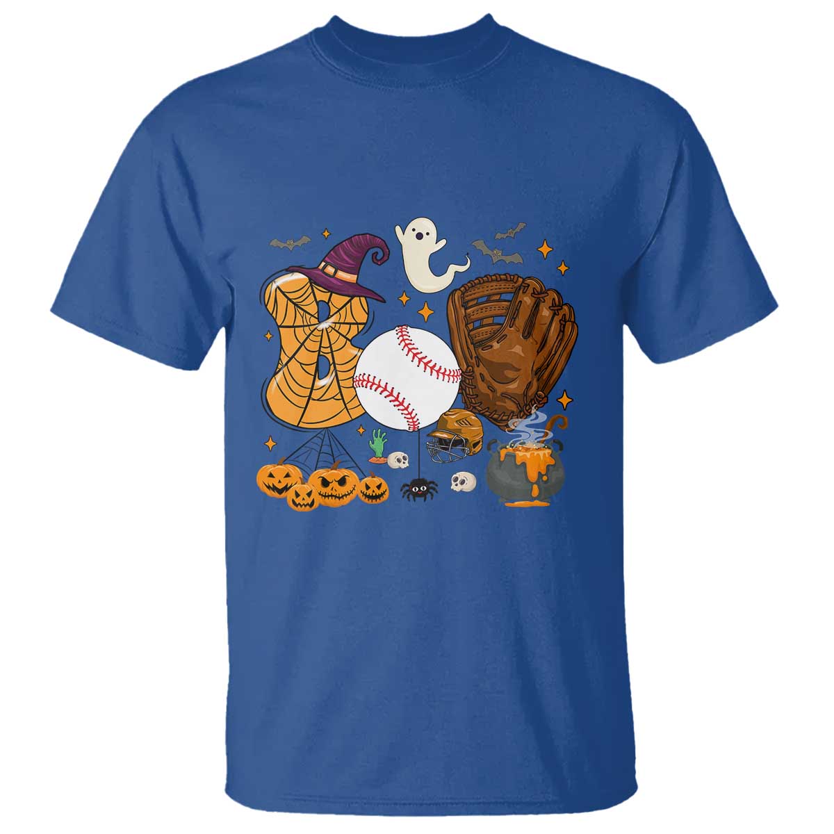 Halloween Baseball T Shirt Funny Boo Player Gift For Catcher - Wonder Print Shop