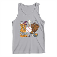 Halloween Baseball Tank Top Funny Boo Player Gift For Catcher - Wonder Print Shop