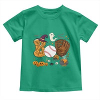 Halloween Baseball Toddler T Shirt Funny Boo Player Gift For Catcher - Wonder Print Shop