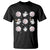 Halloween Baseball T Shirt Cute Ghost Playing Ball Gift - Wonder Print Shop