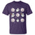 Halloween Baseball T Shirt Cute Ghost Playing Ball Gift - Wonder Print Shop
