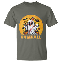 Funny Halloween Baseball T Shirt Cute Boo Playing Ball Gift - Wonder Print Shop