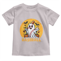 Funny Halloween Baseball Toddler T Shirt Cute Boo Playing Ball Gift - Wonder Print Shop