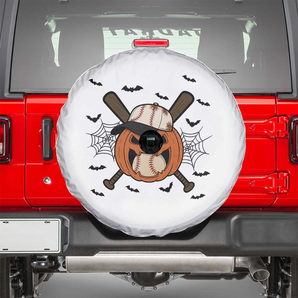 Creepy Jack O Lantern Baseball Spare Tire Cover Halloween Gift - Wonder Print Shop