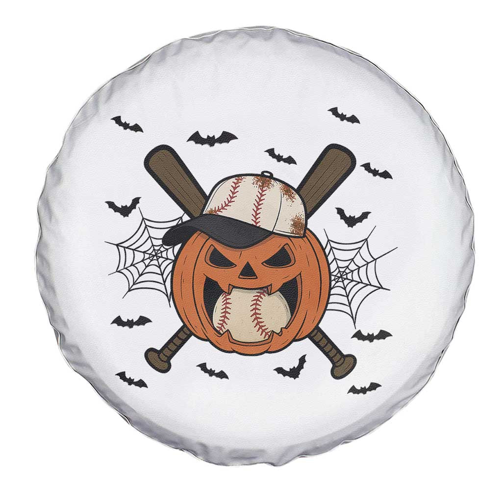Creepy Jack O Lantern Baseball Spare Tire Cover Halloween Gift - Wonder Print Shop
