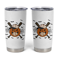 Creepy Jack O Lantern Baseball Tumbler Cup Halloween Gift