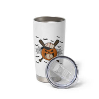 Creepy Jack O Lantern Baseball Tumbler Cup Halloween Gift