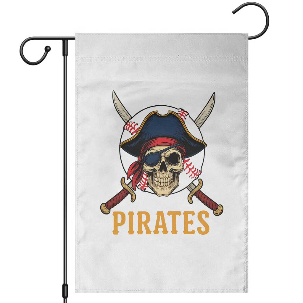 Pirates Baseball Garden Flag Skeleton Sport Lover Gift - Wonder Print Shop
