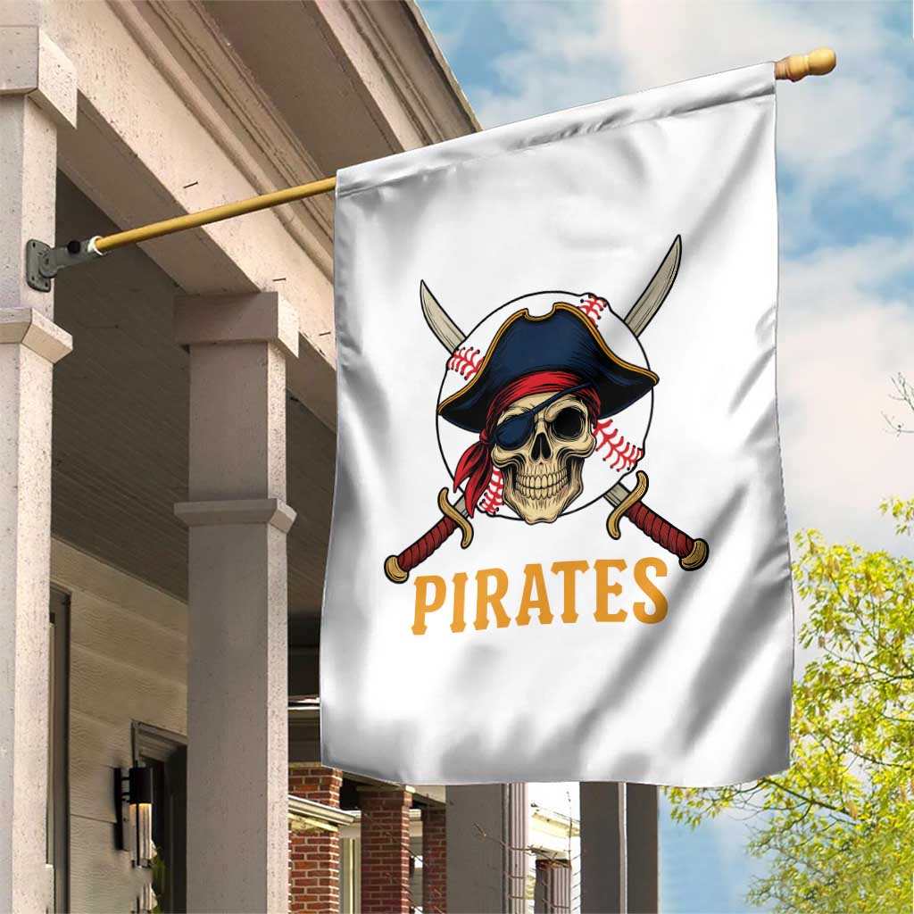 Pirates Baseball Garden Flag Skeleton Sport Lover Gift - Wonder Print Shop