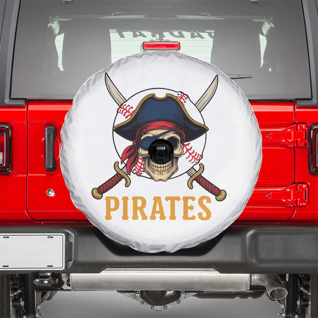 Pirates Baseball Spare Tire Cover Skeleton Sport Lover Gift - Wonder Print Shop
