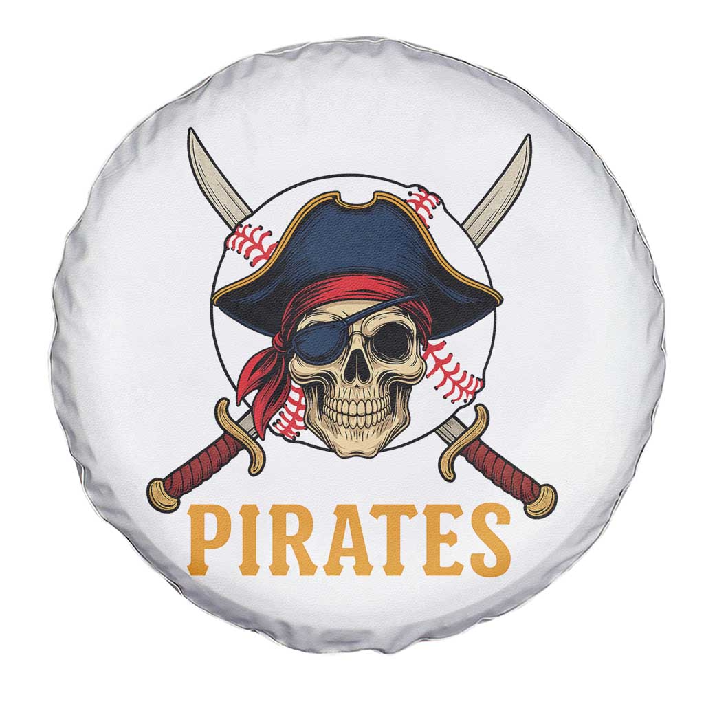 Pirates Baseball Spare Tire Cover Skeleton Sport Lover Gift - Wonder Print Shop