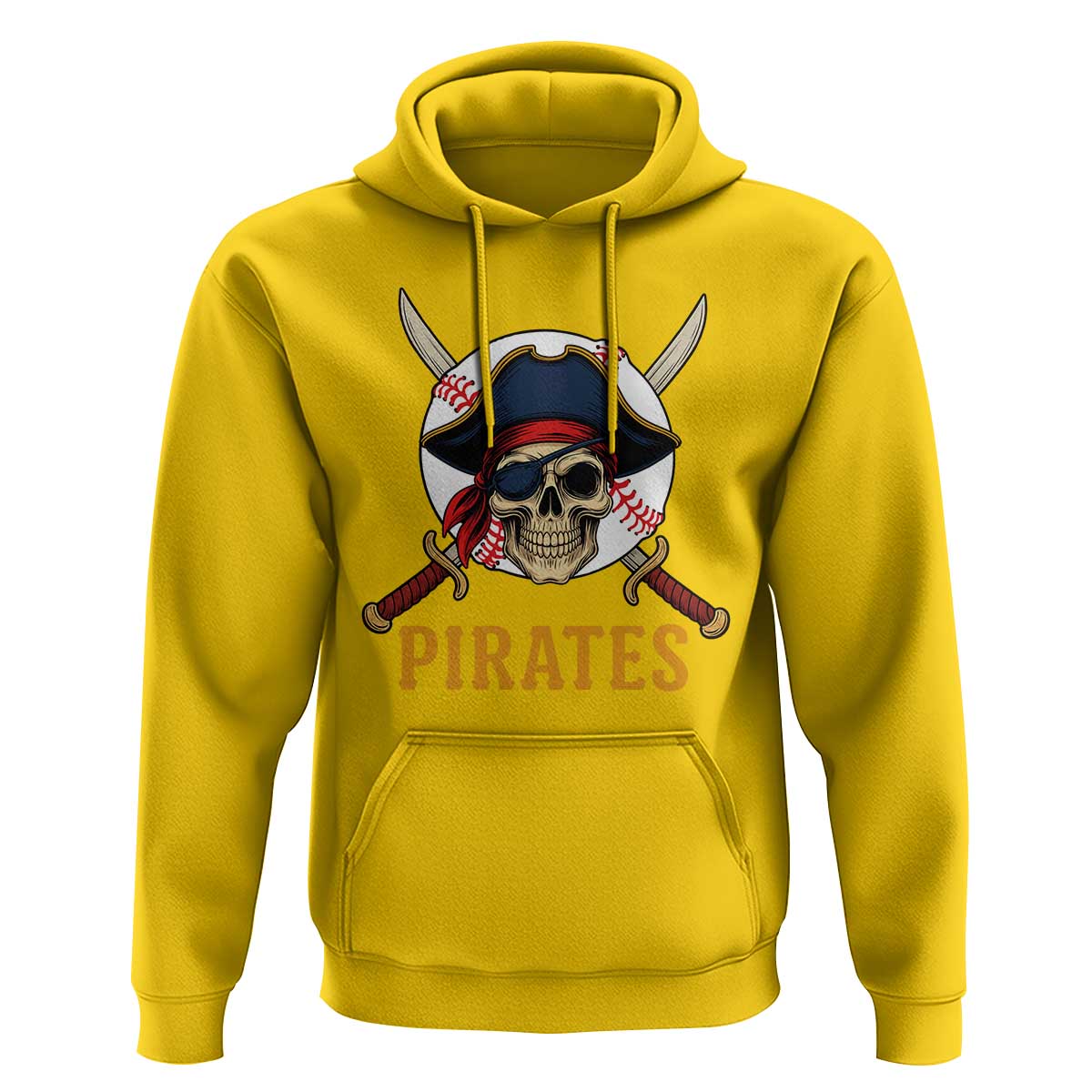Pirates Baseball Hoodie Skeleton Sport Lover Gift - Wonder Print Shop