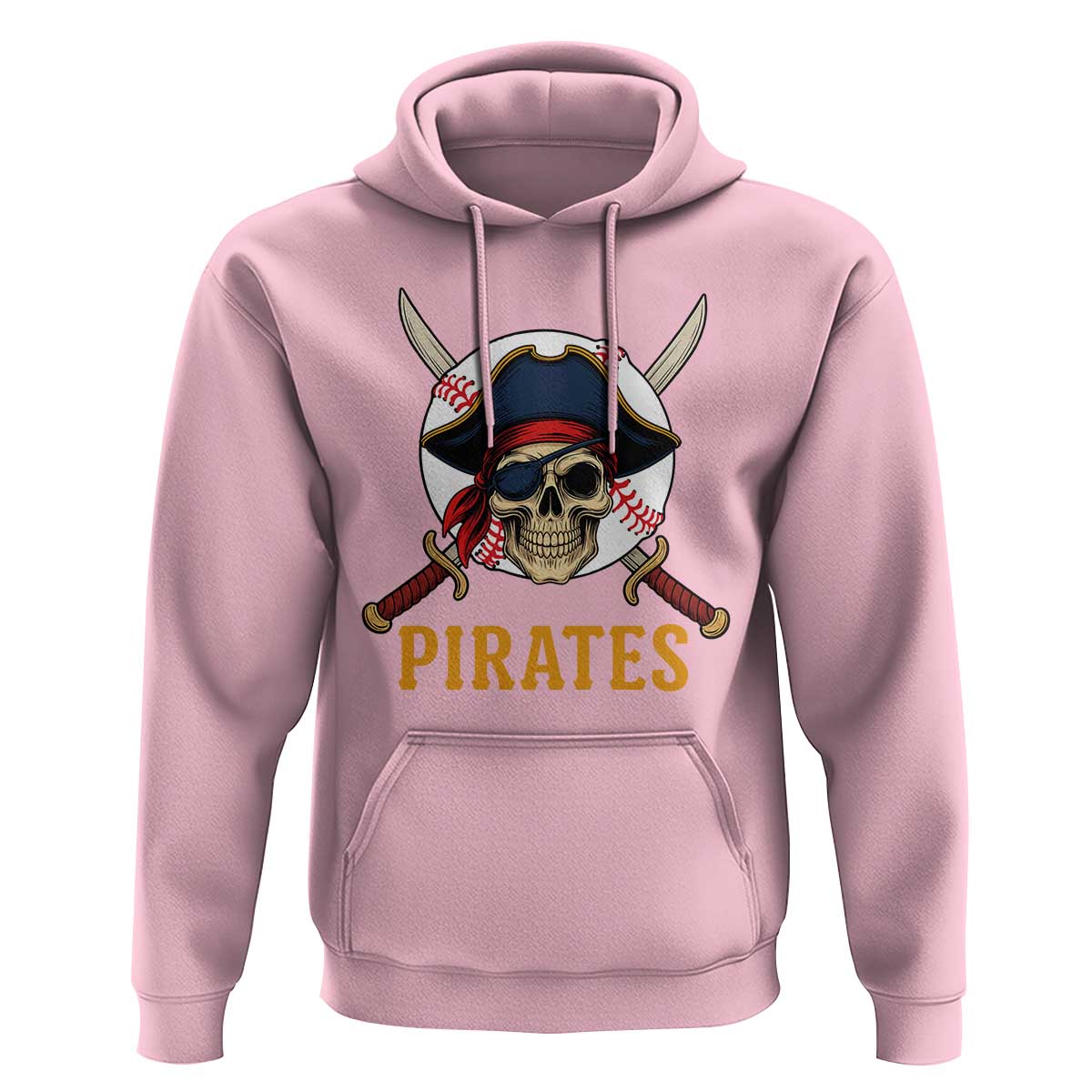 Pirates Baseball Hoodie Skeleton Sport Lover Gift - Wonder Print Shop