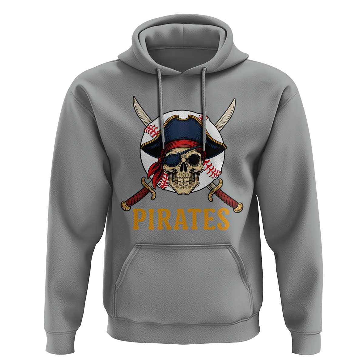 Pirates Baseball Hoodie Skeleton Sport Lover Gift - Wonder Print Shop