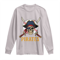 Pirates Baseball Long Sleeve Shirt Skeleton Sport Lover Gift - Wonder Print Shop