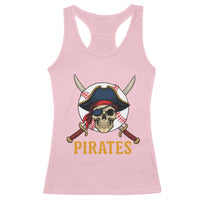 Pirates Baseball Racerback Tank Top Skeleton Sport Lover Gift - Wonder Print Shop