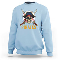 Pirates Baseball Sweatshirt Skeleton Sport Lover Gift - Wonder Print Shop