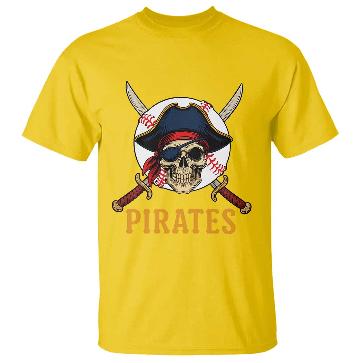 Pirates Baseball T Shirt Skeleton Sport Lover Gift - Wonder Print Shop