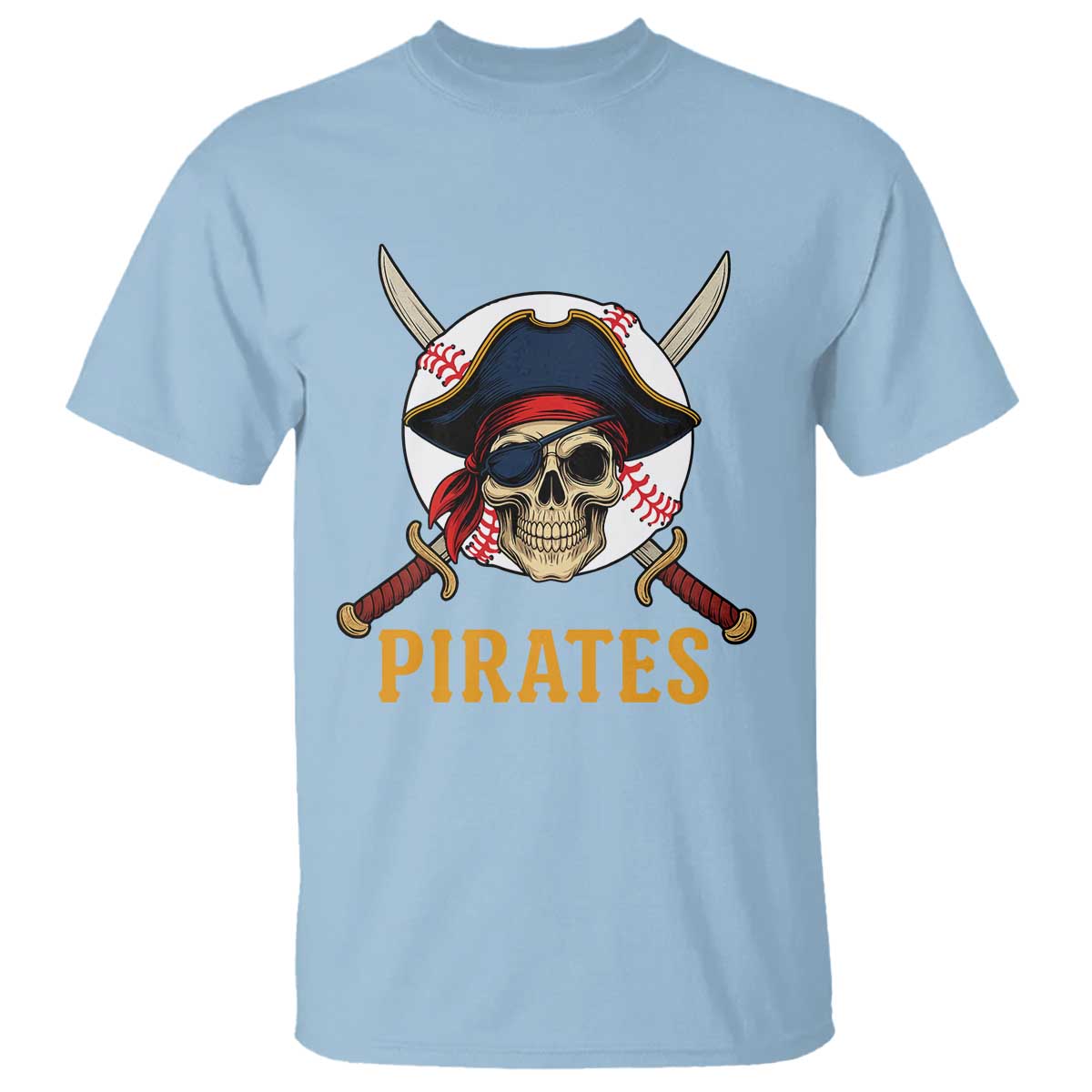 Pirates Baseball T Shirt Skeleton Sport Lover Gift - Wonder Print Shop